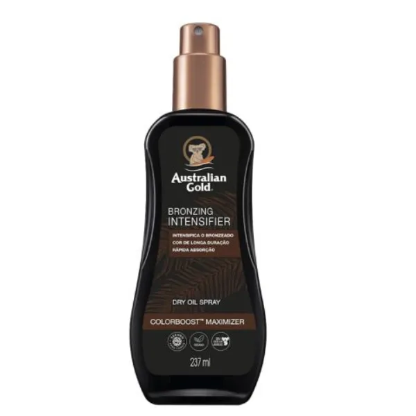 Bronzeador Spray Australian Gold Bronzing Intensifier Dry oil 237ml colorboost maximizer