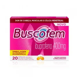 Buscofem 400mg 20 Cápsulas