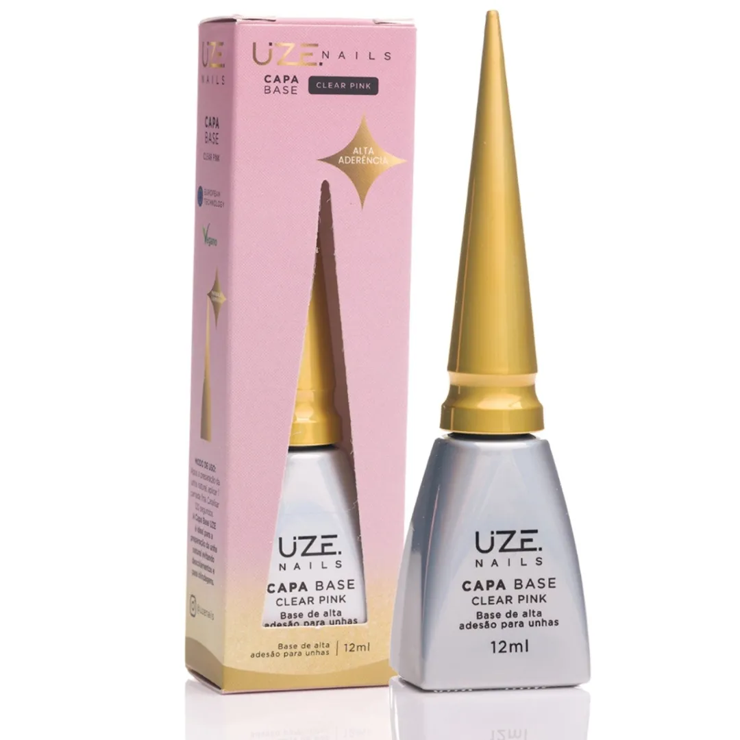 Capa Base Clear Pink 12ml Uze Nails