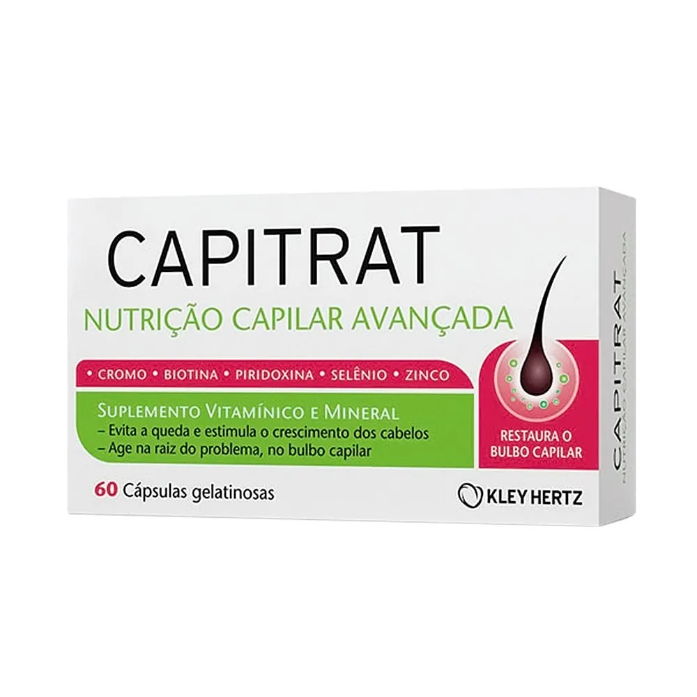 Capitrat Nutrição Capilar com 60 cápsulas gelatinosas