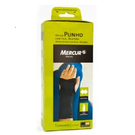 Órtese para Punho com Tala Curta Bilateral Bege Tam G - Mercur
