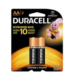 Pilha AAA Palito Duracell Alcalina - 2 Unidades