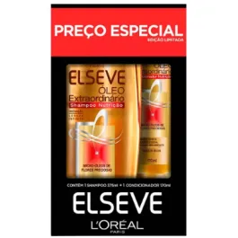 Kit Elseve Óleo Extraordinário Shampoo 375ml + Condicionador 170ml - L'Oréal Paris