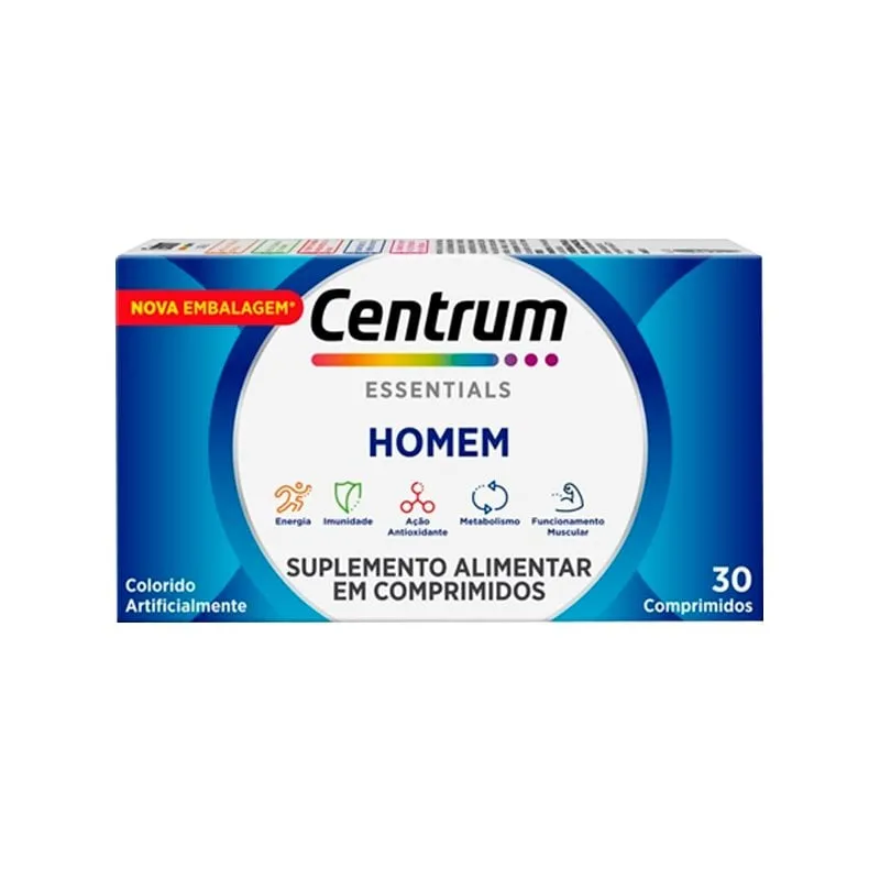 Centrum Essentials Homem com 30 Comprimidos