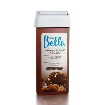 Cera Roll-on Negra Depil Bella 100g