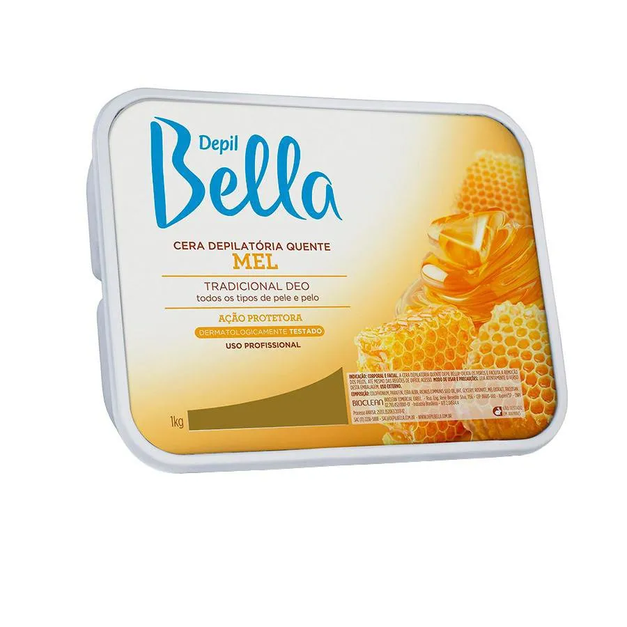 Cera Depilatória Depil Bella Mel 1Kg