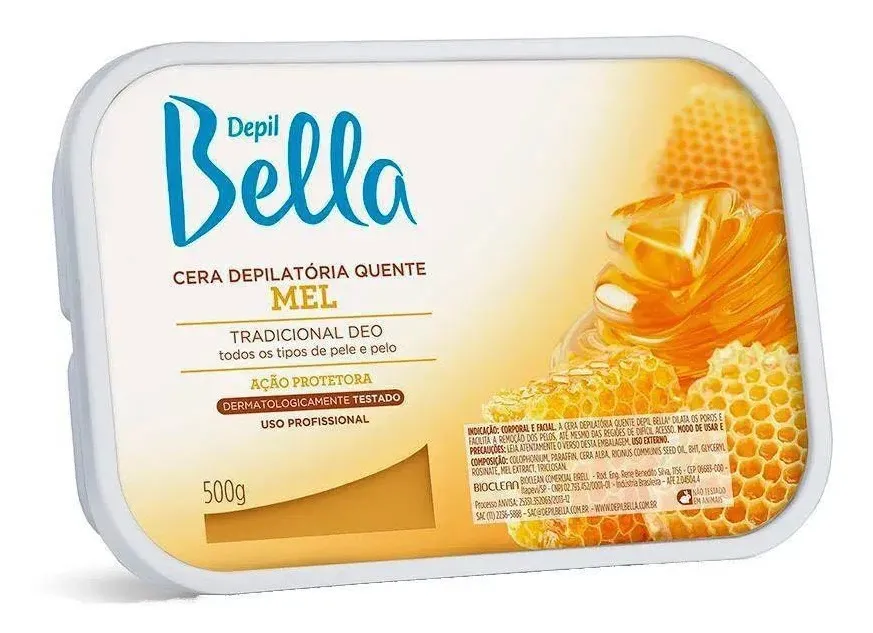Cera Depilatória Depil Bella Mel 500g
