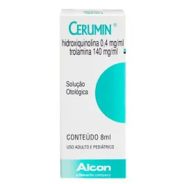 Cerumin Gotas 8ml - Solução Otológico - Novartis