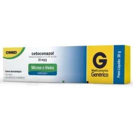 Cetoconazol 20mg/g - Creme com 30g - Cimed - Genérico