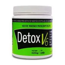Chá Detox V6 Sabor Limão 320g - Sports Nutrition