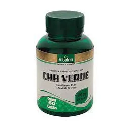 Chá Verde em Cápsulas 500mg 60 Cápsulas - Vitalab