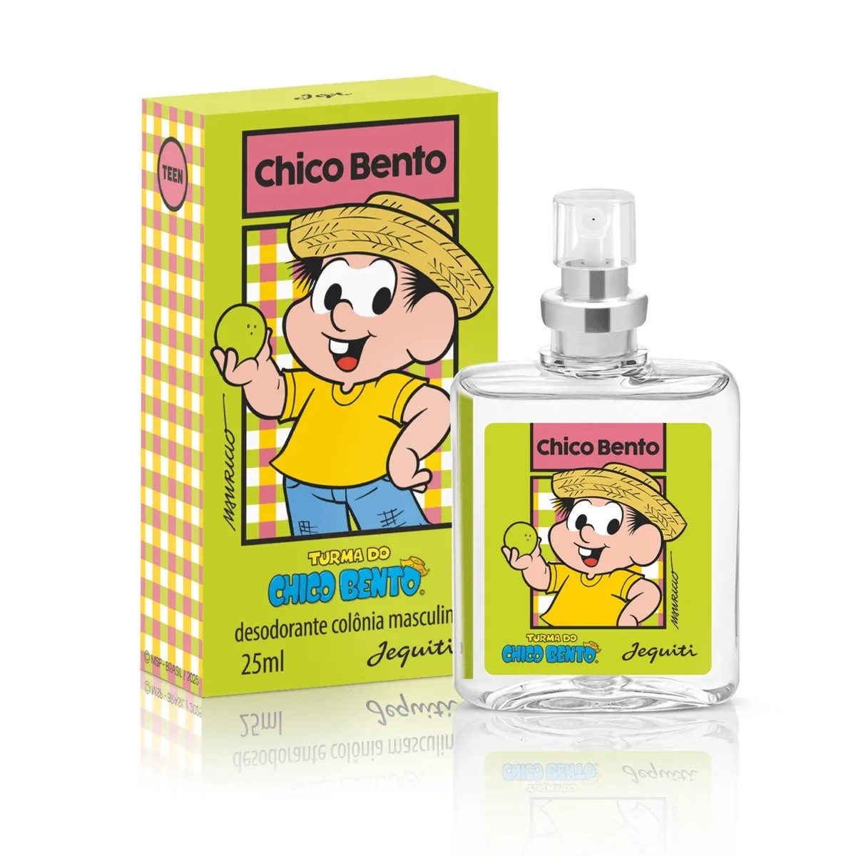Jequiti Desodorante Colônia Masculina Turma do Chico Bento – 25ml | Fragrância Suave e Refrescante