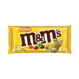 Chocolate de Amendoim M&M's 45g