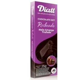 Chocolate Diet Diatt Meio Amargo Cacau Trufado 25g
