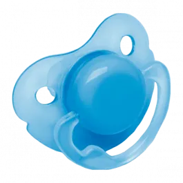 Chupeta Neopan Neotop Azul Silicone Bico Ortodôntico Nº2 +6 Meses - 1 Unidade