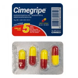 Cimegripe 4 Cápsulas