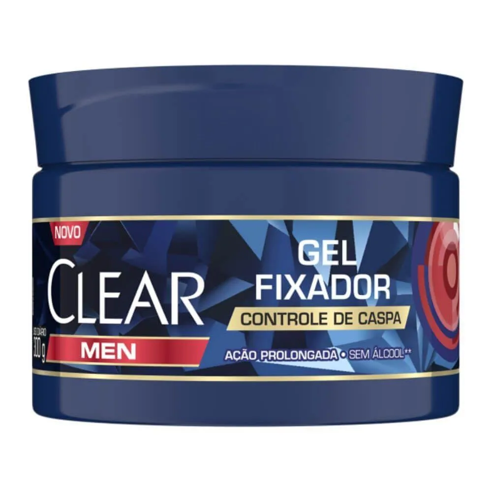 Clear Men Gel Fixador Controle De Caspa 300G