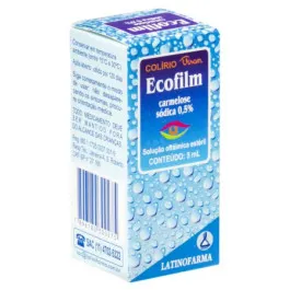 Ecofilm 5mg 5ml - Lubrificante Oftálmico - Cristália