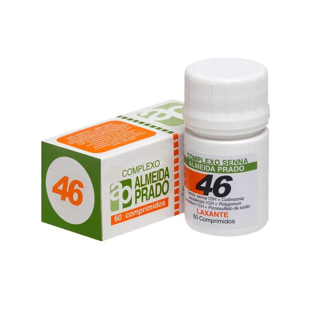 Complexo Senna Almeida Prado n°. 46 0005 + 002g + 0015g com 60 comprimidos