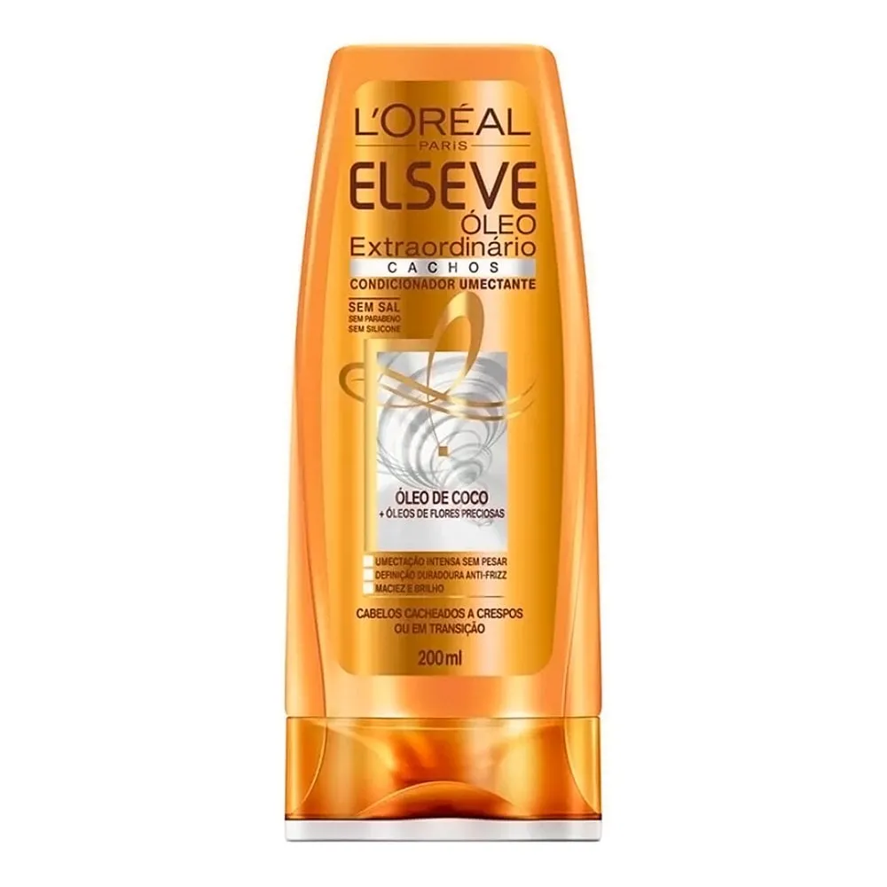 Condicionador Elseve Óleo Extraordinário Cachos 200ml