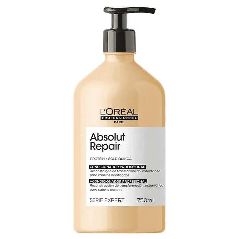 Condicionador L'Oreal Professionnel Asolut Repair 750ml Unika Cosmeticos - Unika Cosméticos