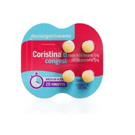 Coristina D Congest 4 Comprimidos