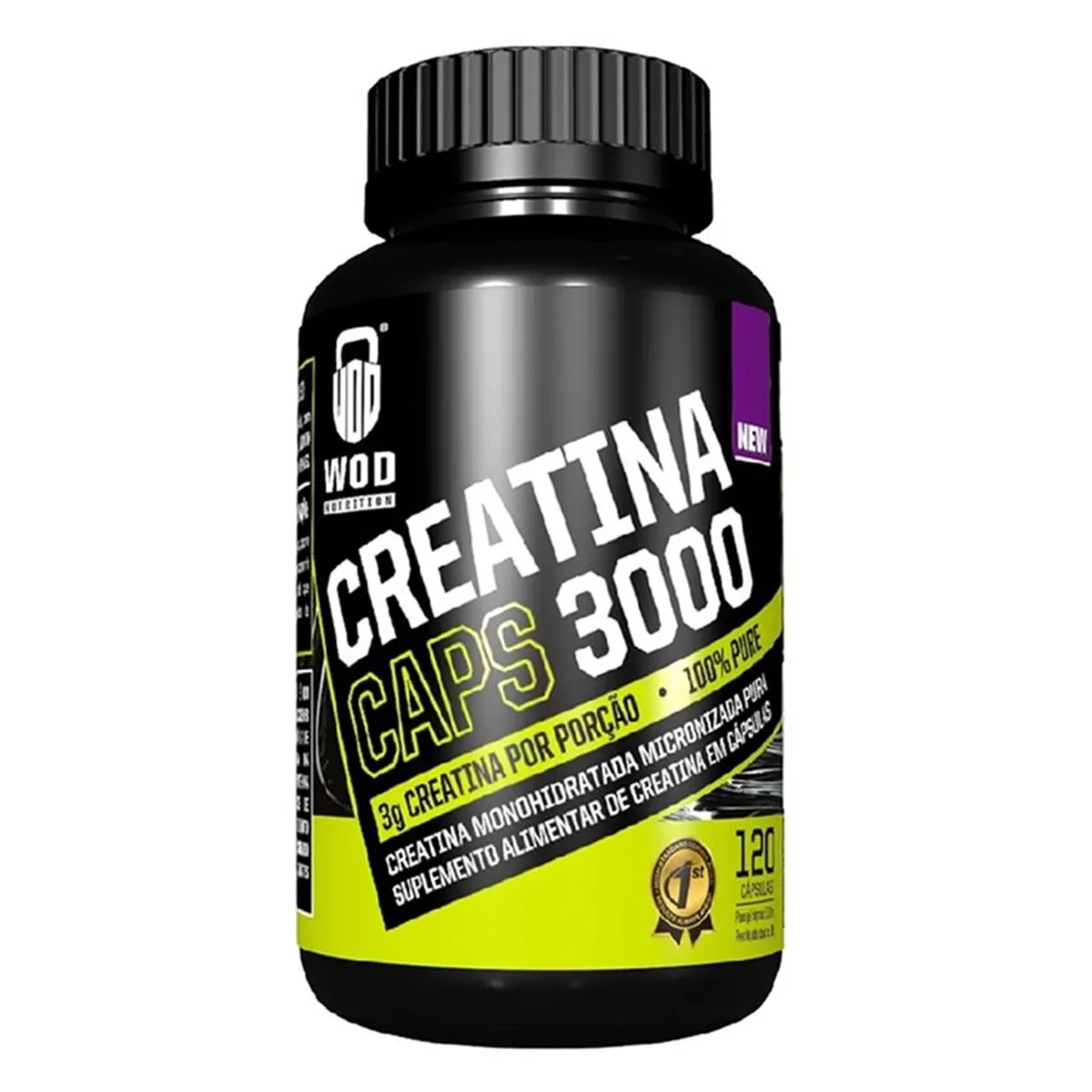 CREATINA CAPS 3000 WOD NUTRITION 120 CÁPSULAS