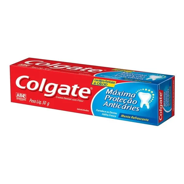 Creme Dental Colgate Máxima Proteção Anticáries 50g