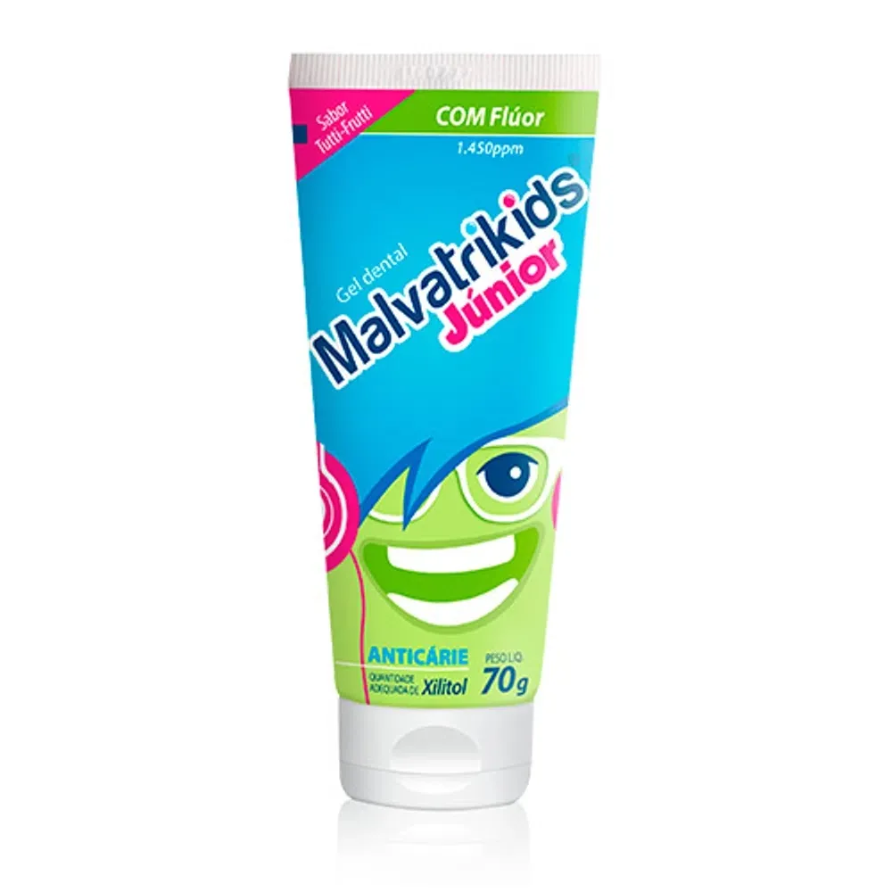 Creme Dental Infantil Malvatrikids Júnior Anticárie Com 70G