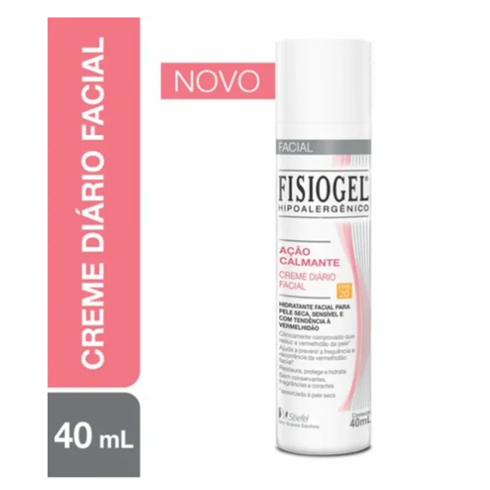 Creme Facial Fisiogel A.I. Ação Calmante FPS 20 com 40ml
