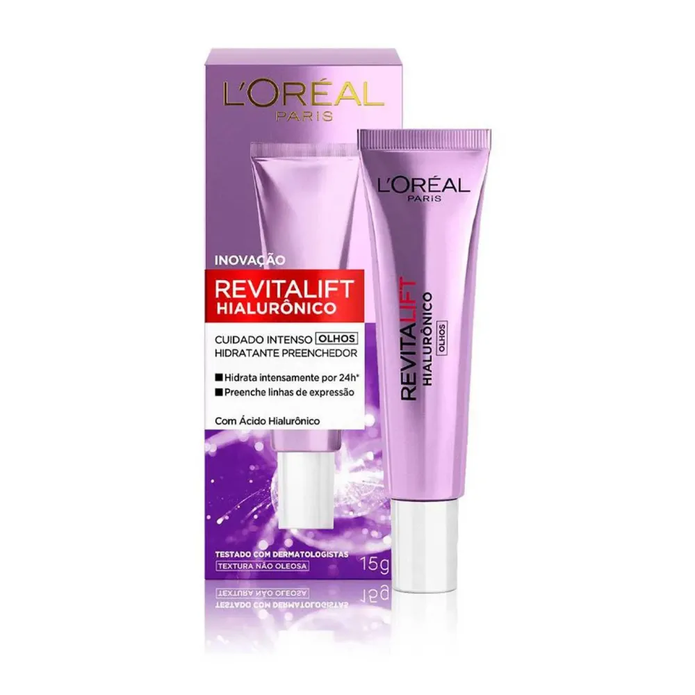 Creme Olhos Anti-Idade L'Oréal Revitalift Hialurônico 15ml