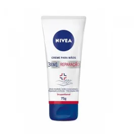 Creme Hidratante para as Mãos Nivea 3 em 1 Reparação 75ml