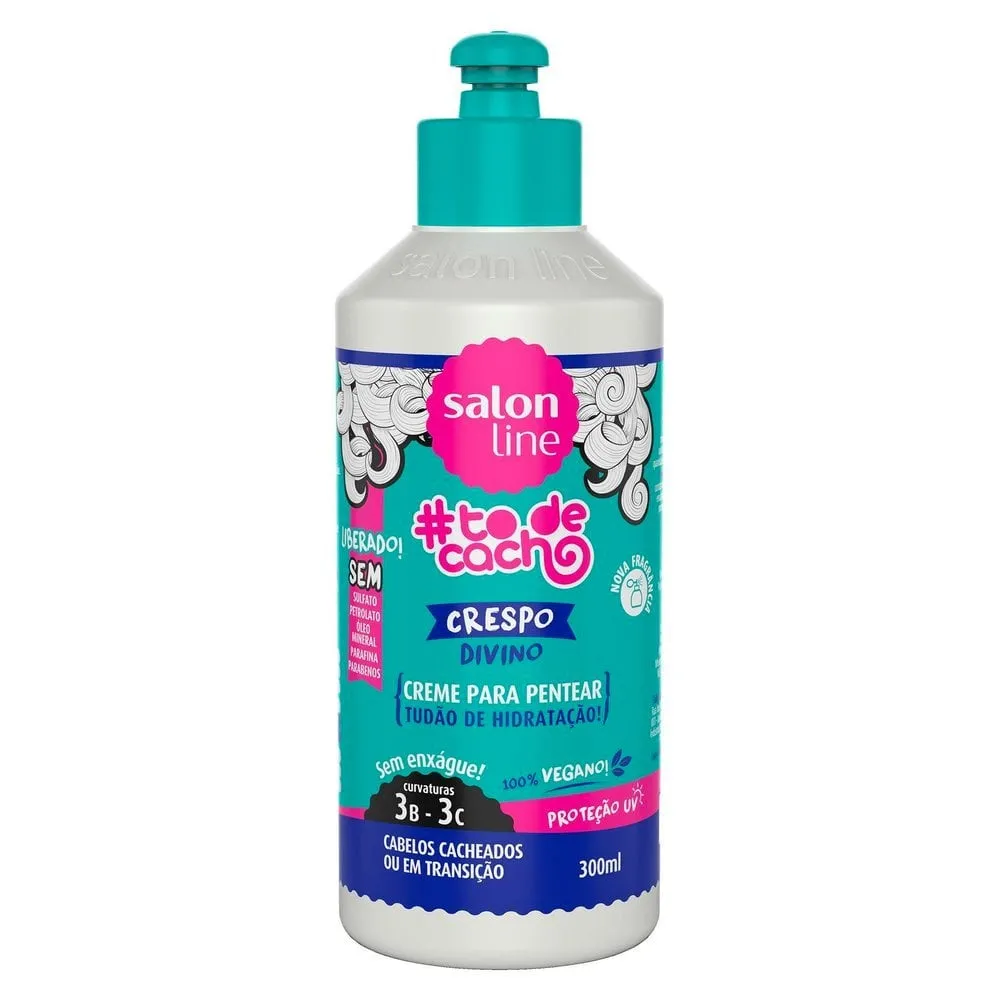 Creme para Pentear Salon Line Tô de Cacho Crespo Divino 300ml