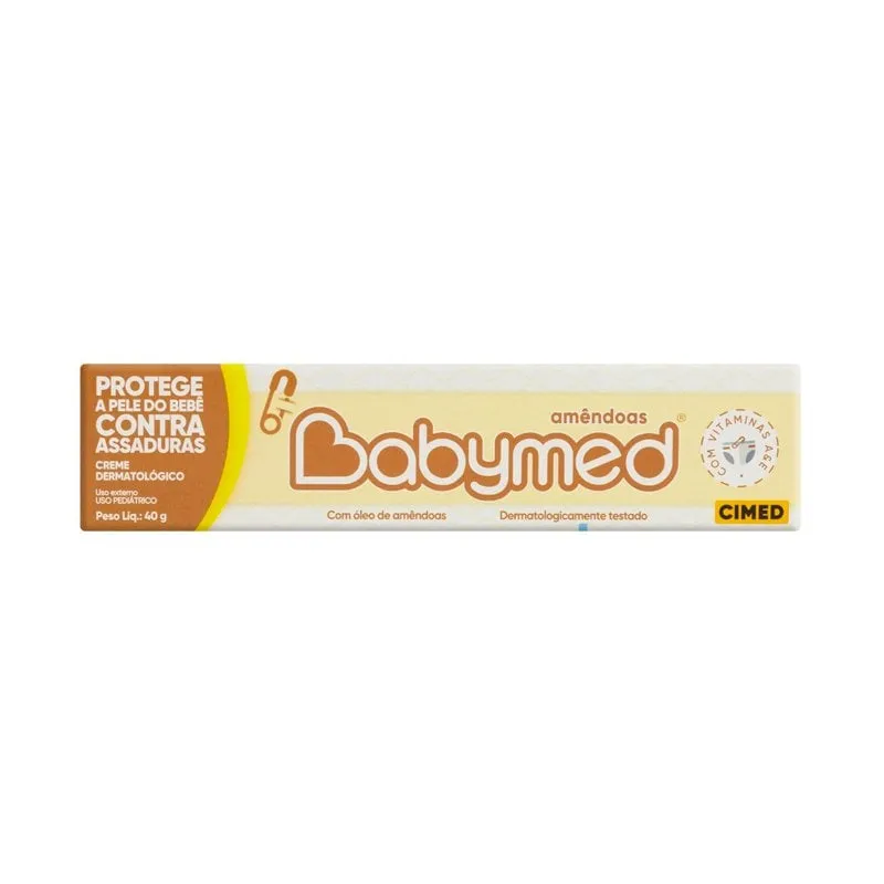Creme Preventivo de Assaduras Babymed Amêndoas 45g