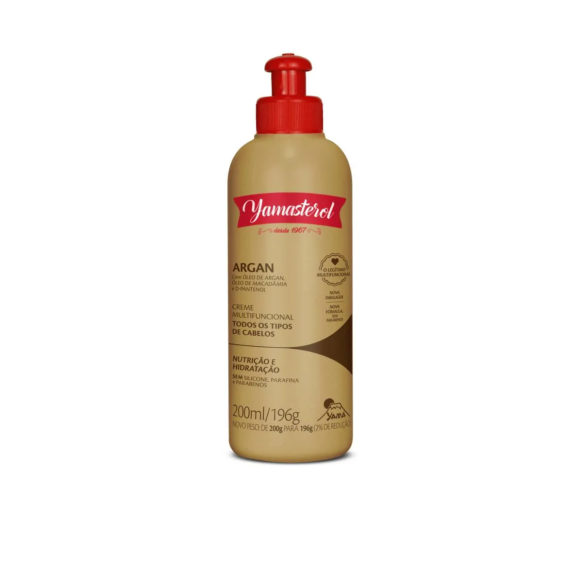 Creme de Pentear Multifuncional Yamasterol Argan 200g