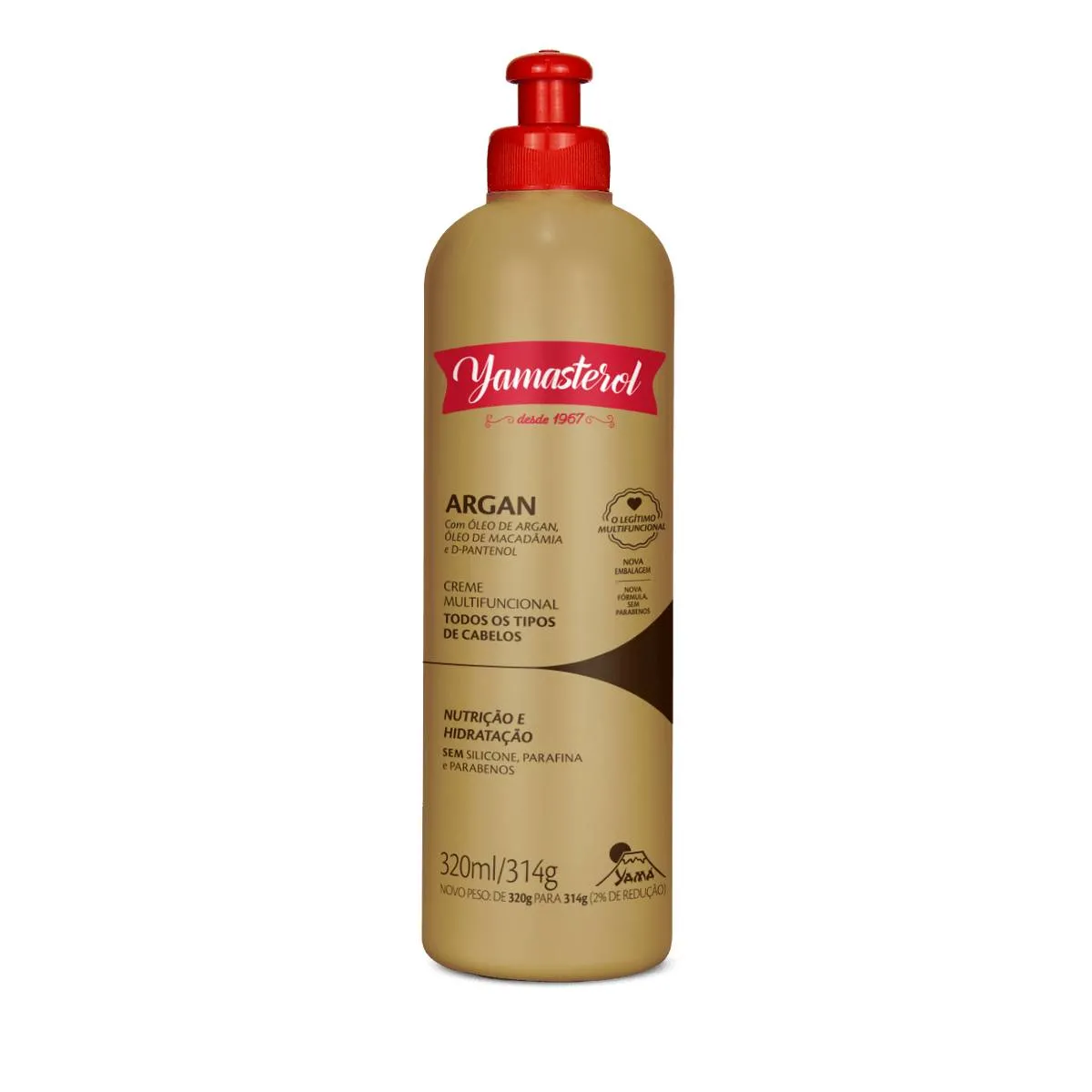 Creme de Pentear Multifuncional Yamasterol Argan 320g