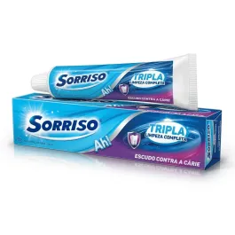 Creme Dental Sorriso Tripla Limpeza Completa 70g