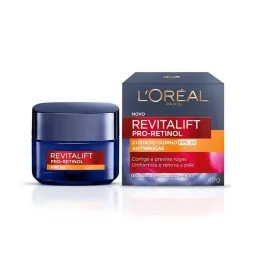 Creme Facial Antirruga L'Oréal Paris Revitalift Por-Retinol Diurno FPS20 49g