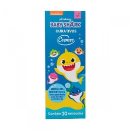 Curativo Infantil Cremer Baby Shark 10 Unidades