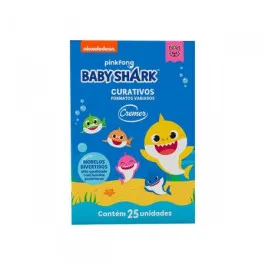 Curativo Infantil Cremer Baby Shark 25 Unidades
