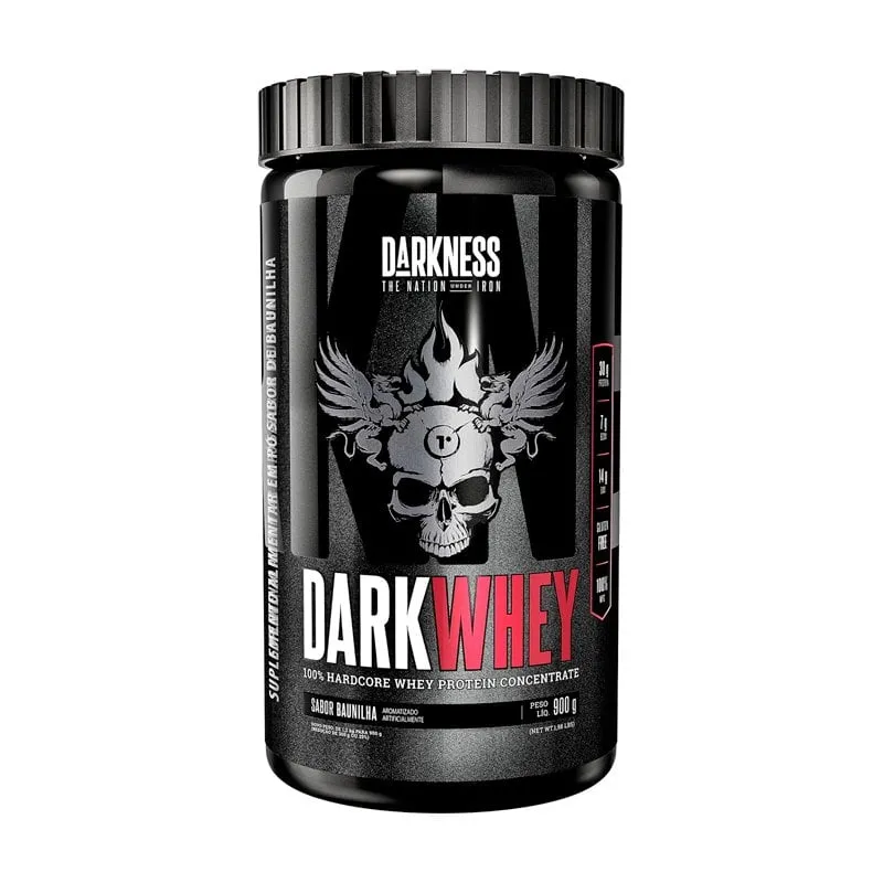 Dark Whey Darkness Sabor Baunilha 900g