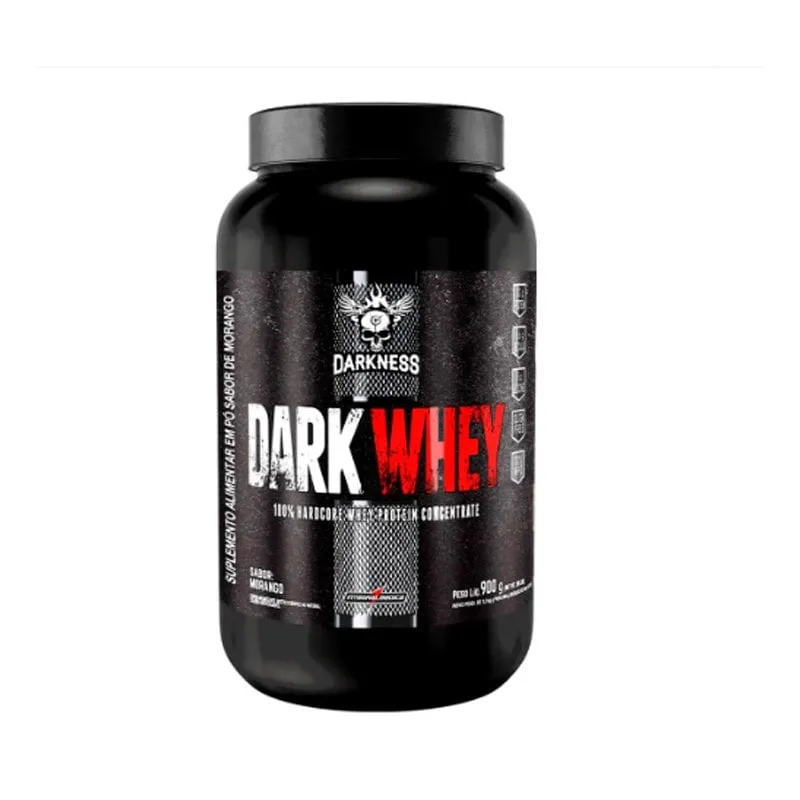 Dark Whey Darkness Sabor Morango 900g