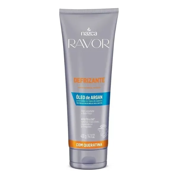 Defrizante Profissional Ravor Argan Nazca 400g