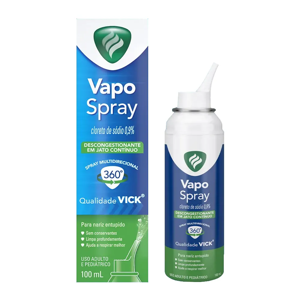 Descongestionante Nasal Vapo Spray Vick com 100ml