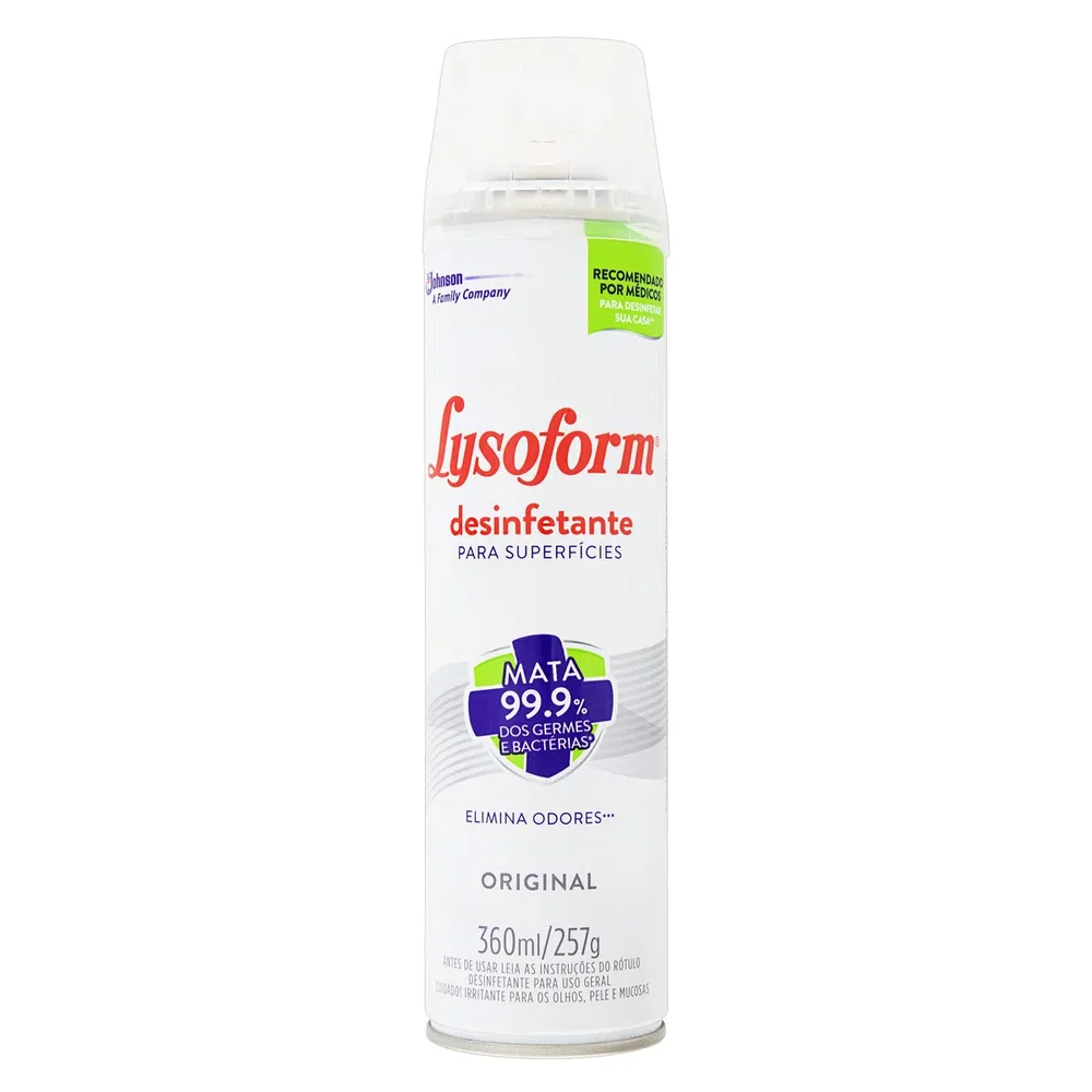 Desinfetante Aerossol Lysoform Original 360ml