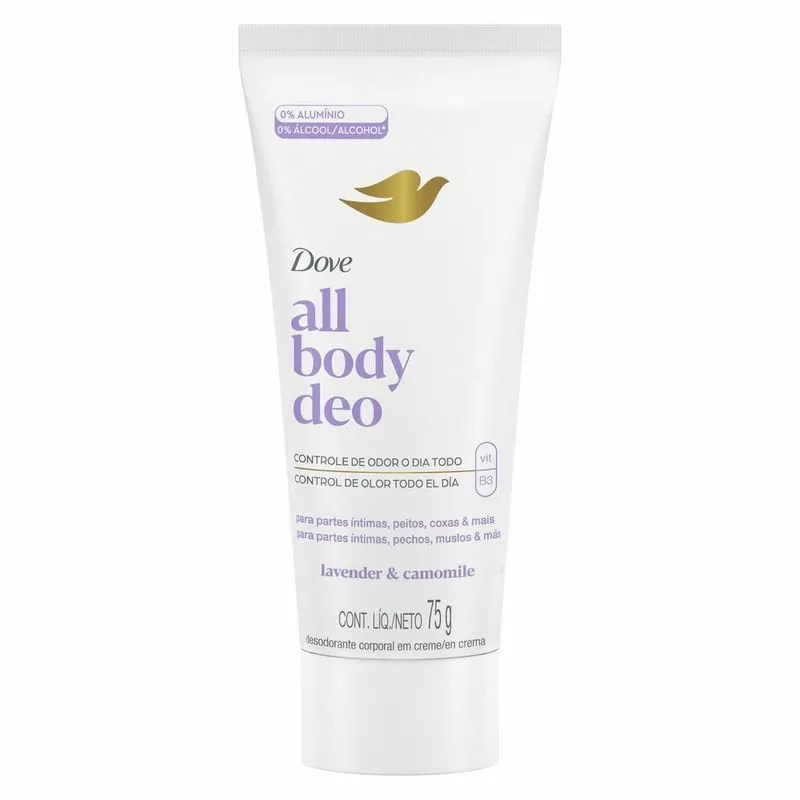 Desodorante Corporal em Creme Dove All Body Deo Lavender & Camomile 75g