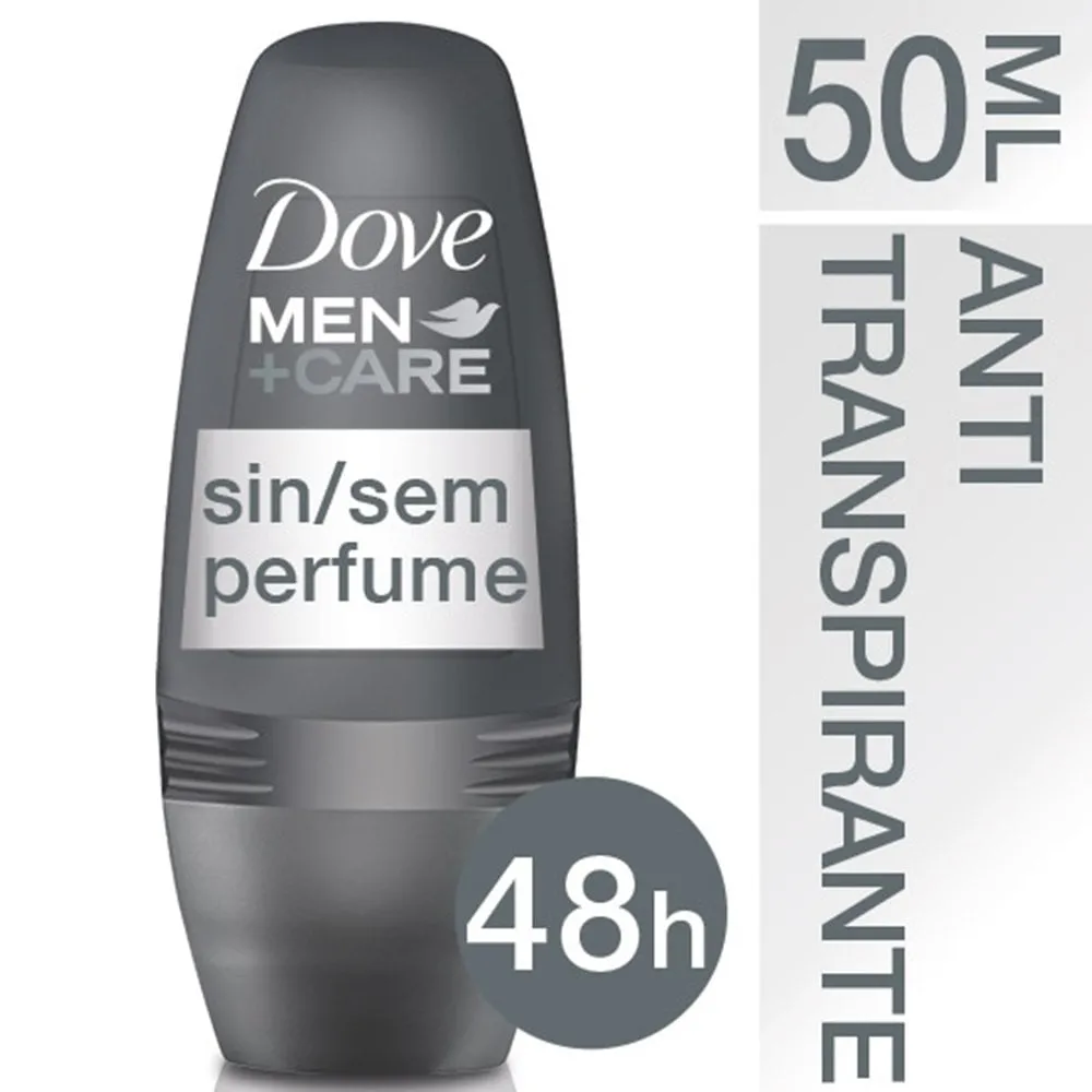 Desodorante Dove Men + Care Sem Perfume Roll-on 50ml