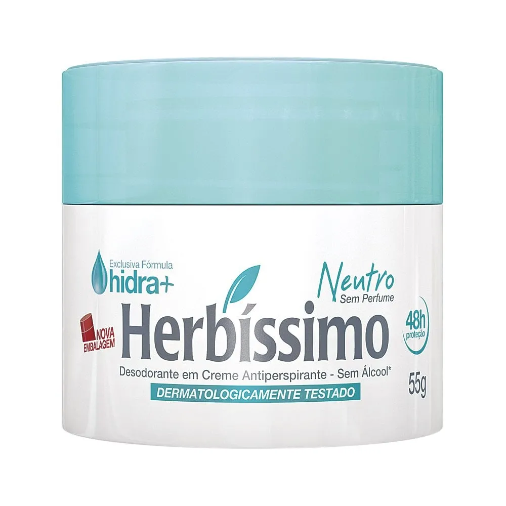 Desodorante Herbíssimo Neutro Neutro Creme 55g