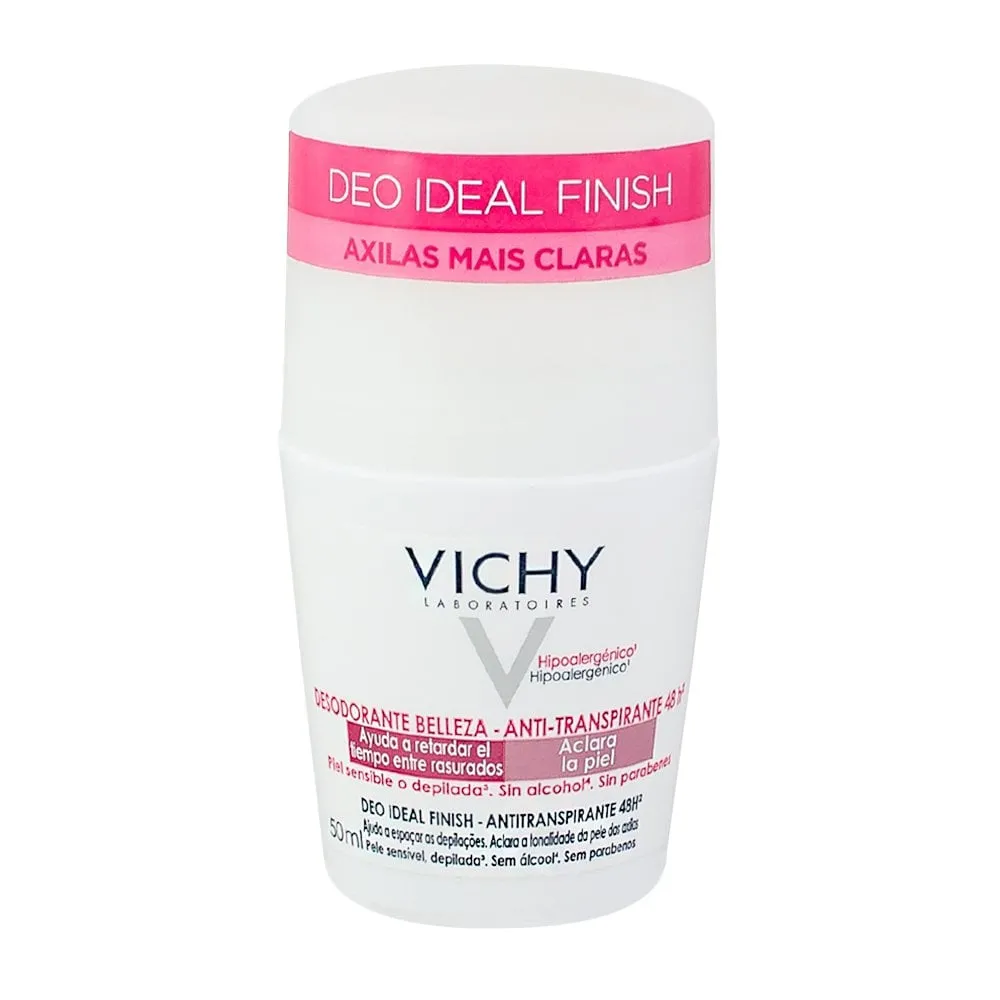 Desodorante Vichy Deo Dermatológico Ideal Finish Roll-on 50ml