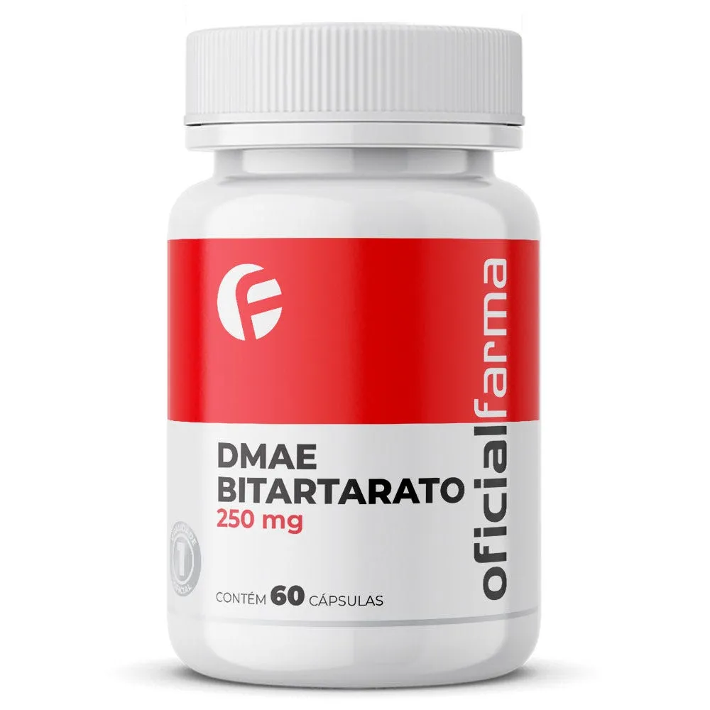 DMAE Bitartarato 250mg 60 Cápsulas